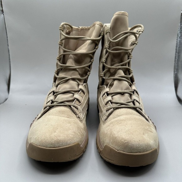 Nike SFB Field 8" Tactical Boot Desert Khaki Suede Canvas 631371-220 Mens Sz 7 - Picture 3 of 9